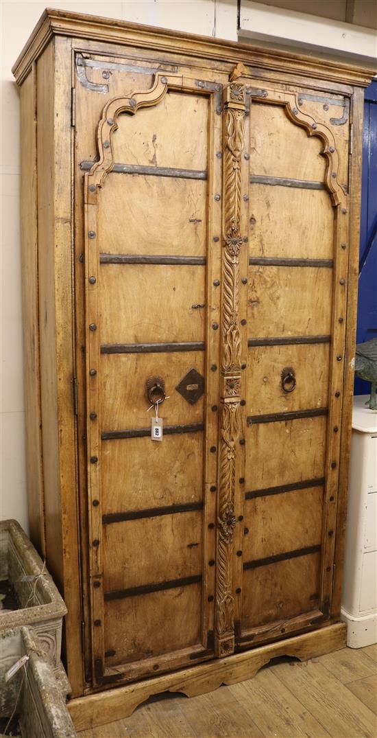 An Indian wardrobe W.115cm